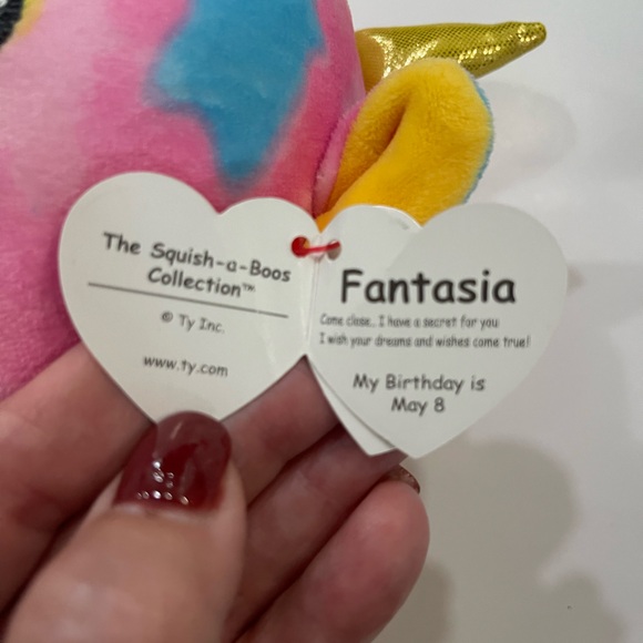NWT Fantasia 10 inch TY Squish - The Squish-a-boos Collection - Picture 6 of 13